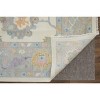 Karina Transitional Floral & Botanical Ivory/Orange/Blue Area Rug - 4 of 4