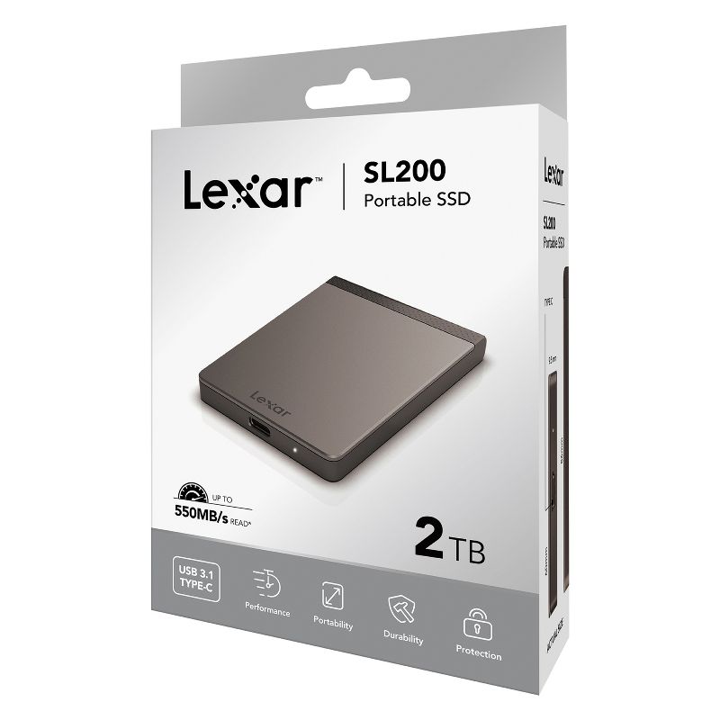Lexar® SL200 Portable Solid-State Drive (2 TB), 2 of 11