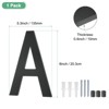 Unique Bargains 304 Stainless Steel Durable Waterproof Rustproof House Number 1 Pc - 3 of 4