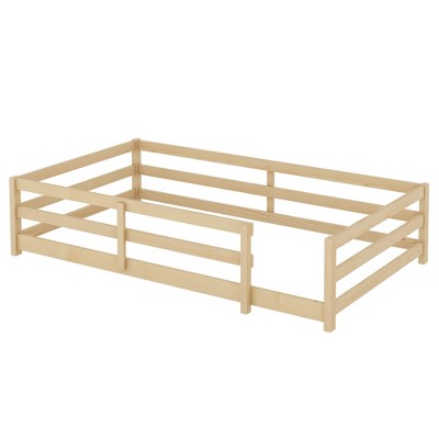 Dexmalle Montessori Floor Bed with Fence