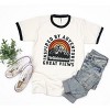 Simply Sage Market Women's Inspired By Adventure Short Sleeve Ringer Tee - 3 of 3