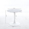 Tulip Special Dining Table,white marble color top,MDF Dining Table , Kitchen Table,exective desk - 2 of 4