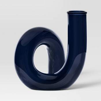 Modern Glass Loop Vase - Threshold™