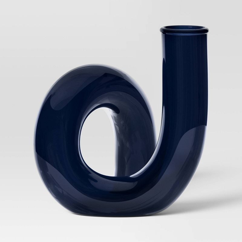 Modern Glass Loop Vase - Threshold&#8482;, 1 of 5
