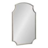 20" x 30" Carlow Framed Wall Mirror Silver - Kate & Laurel All Things Decor