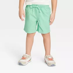 Toddler Boys' Woven Pull-On Shorts - Cat & Jack™ Green 12M