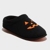 dluxe by dearfoams Unisex Jack-O-Lantern Scuff Slippers - Black - 3 of 4