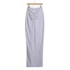 Clotth Women's High Waist Maxi Skirt - Stretchy Fitted Ruched Lounge Skirt, Long Maxi Skirt with Drawstring Waist, Comfortable Casual Wear - 2 of 4