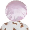 Anna-Kaci Silk Bonnet for Sleeping Satin Lined Hair Bonnet with Long Tie Band for Women Curly Hair - 3 of 4