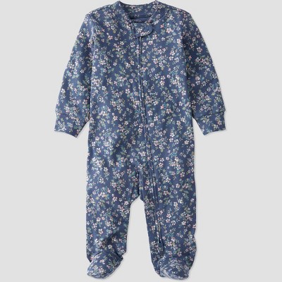 Image of Baby Floral Print Sleep N' Play - little planet by carter's Blue 3M