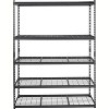TROPOW Garage Storage Shelving, 5 Tier Utility Shelves, Adjustable Shelves Metal Garage Storage Rack, Industrial Utility Shelf for Basement Warehouse - 2 of 4