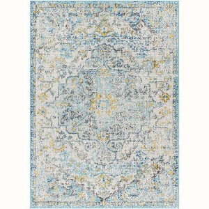 Mark & Day Olivia 5'3"x7'3" Rectangle Woven Indoor Area Rugs: Stain-Resistant, Pet Friendly, Traditional Medallion Design - 1 of 4
