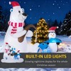 QingMoon Christmas Inflatable Polar Bear & Penguin Fishing Decoration, 6FT Outdoor Indoor Blow Up Decor for Yard, Lawn, Garden and Home Party - 3 of 4