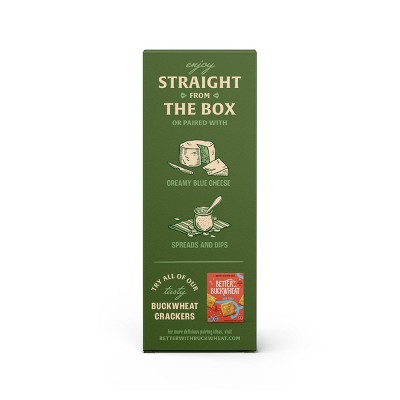 Better With Buckwheat Maine Crisp Crackers Savory Fig & Thyme - 4oz