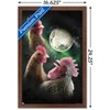 Trends International James Booker - 3 Chicken Moon Framed Wall Poster Prints - 3 of 4