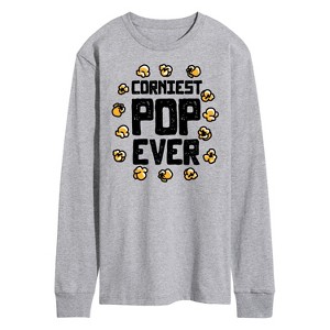 Men's - Instant Message - Corniest Pop Ever Long Sleeve Graphic T-Shirt - 1 of 4