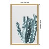 Amanti Art Boho Cactus No 2 by THE MIUUS STUDIO Canvas Wall Art Print Framed - 3 of 4