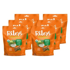 Riley's Organics Tasty Apple Large Bone Dog Treats - 1 of 4