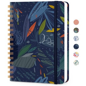 Belatt Lined Spiral Journal Notebook, A5 College Ruled Notebook for Journaling, Note-Taking, and Daily Planning, Durable Hardcover with Elegant Design - 1 of 4