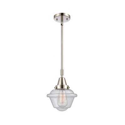 Oxford - 1 Light Stem Hung Mini Pendant In Traditional Style-9.13 Inches Tall and 7.5 Inches Wide