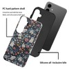 BONGEEK Case Compatible with Samsung Galaxy S24 FE,Scratch Resistant Hybrid 2-Layer Hard Shell Bright Phone Case, Floral - 2 of 4