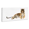 Stupell Industries Tiger Resting Orange Ink Watercolor, 24" x 10" - 3 of 4