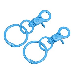 Unique Bargains DIY Craft Key Organization Lobster Claw Lanyard Swivel Clasps 2 Pcs - 1 of 4