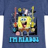 Girls' - SpongeBob SquarePants - I'm Ready Fitted Short Sleeve Graphic T-Shirt - 2 of 4