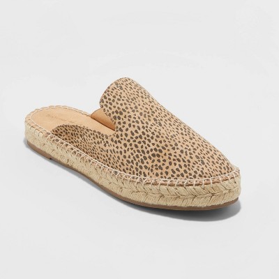 women's espadrille mules