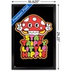 Trends International Mushroom - Stay Trippy Little Hippie Framed Wall Poster Prints - 3 of 4