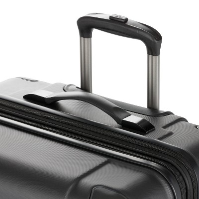 SWISSGEAR Cascade Hardside Large Checked Spinner Suitcase - Black