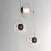 ET2 Lighting Amulet 3 - Light Pendant in  Black/Natural Aged Brass - 2 of 3