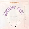 Unique Bargains Girl's Rhinestone Happy Birthday Tiara Headband 1 Pc - 4 of 4