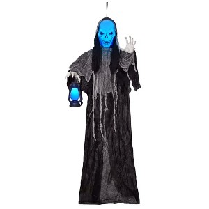 Presence 6FT Halloween Hanging Interactive Reaper - 1 of 4