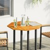 vidaXL Table Top - Octagonal Solid Acacia Wood - 80x80x2.2 cm - Rustic Design for Garden/Patio - 2 of 4