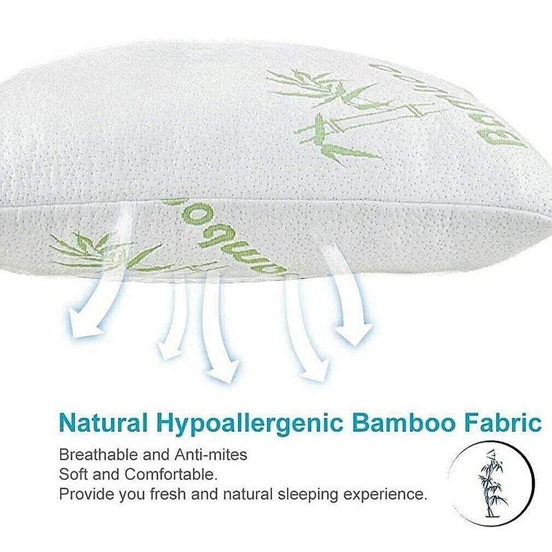 Dr Pillow Rayon From Bamboo Memory Foam Pillows, 2 of 8