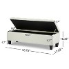 CAVINAS 51"W Flip-Top Ottoman Bench with Storage,Plush Boucle End-of-Bed Bench with Sturdy Rubberwood Legs,Modern Accent Bench for Bedroom - 3 of 4