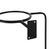 Kate and Laurel Ascher  Metal Hanging Planter, 13x9x36, Black - image 4 of 4