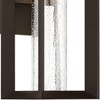 Minka Lavery Modern Outdoor Wall Light Fixture Oil Rubbed Bronze LED 13" Clear Seeded Glass for Post Exterior Porch Yard Patio - 3 of 3