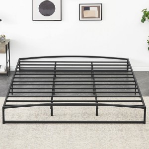 10 Inch Tall Metal Platform Bed Frame, Heavy Duty Strong Support Slat  Bed, No Box Spring Needed - 1 of 4