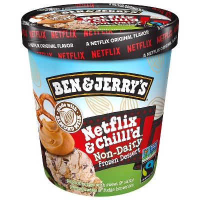 Ben & Jerry's Non Dairy Ice Cream Netflix + Chilled Frozen Dessert - 16oz