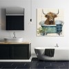 Stupell Industries Farmhouse Cow in Tub Canvas Wall Art - 2 of 4