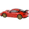 2025 Porsche 911 GT3 (992.2) Guards Red with Carbon Stripe and Gold Wheels 1/64 Diecast Model Car by Paragon - 2 of 4
