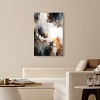 Art Remedy Abstract Waterfall Brown Earthy Abstract Wall Art Unframed - 2 of 4