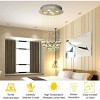 Crystal Chandelier Flush Mount Modern Pendant Lamp with Shiny Crystal Balls - 4 of 4