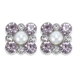 Unique Bargains One Faux Pearl Rhinestone Candied Haws Shape Shoelace Charms 1 Pair - 1 of 4