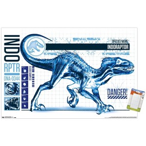 Trends International Jurassic World: Fallen Kingdom - Indo-Raptor Unframed Wall Poster Prints - 1 of 4