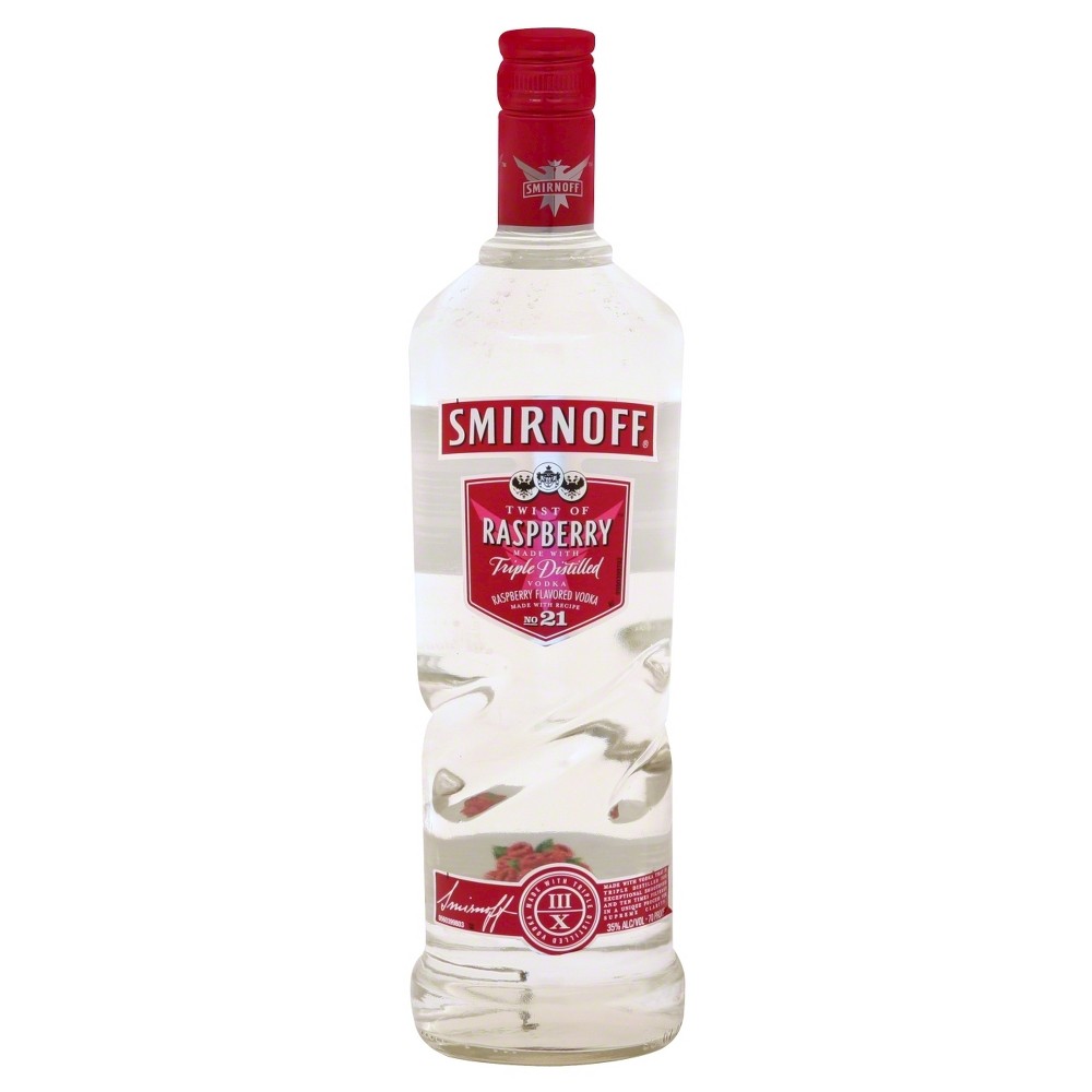 UPC 082000003977 product image for Smirnoff Raspberry Vodka - 1L Bottle | upcitemdb.com