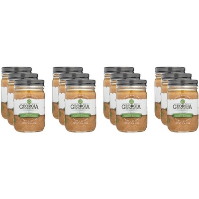 Georgia Grinders Peanut Butter Creamy - Case of 12 - 12oz