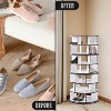 Kings Brand Furniture Cassidy 360° revolving shoe rack—perfect for closets, entryways, bedrooms, or hallways for stylish, space-saving storage - 4 of 4